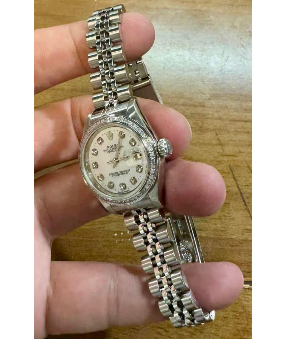 ROLEX Серебряные часы, фото 3