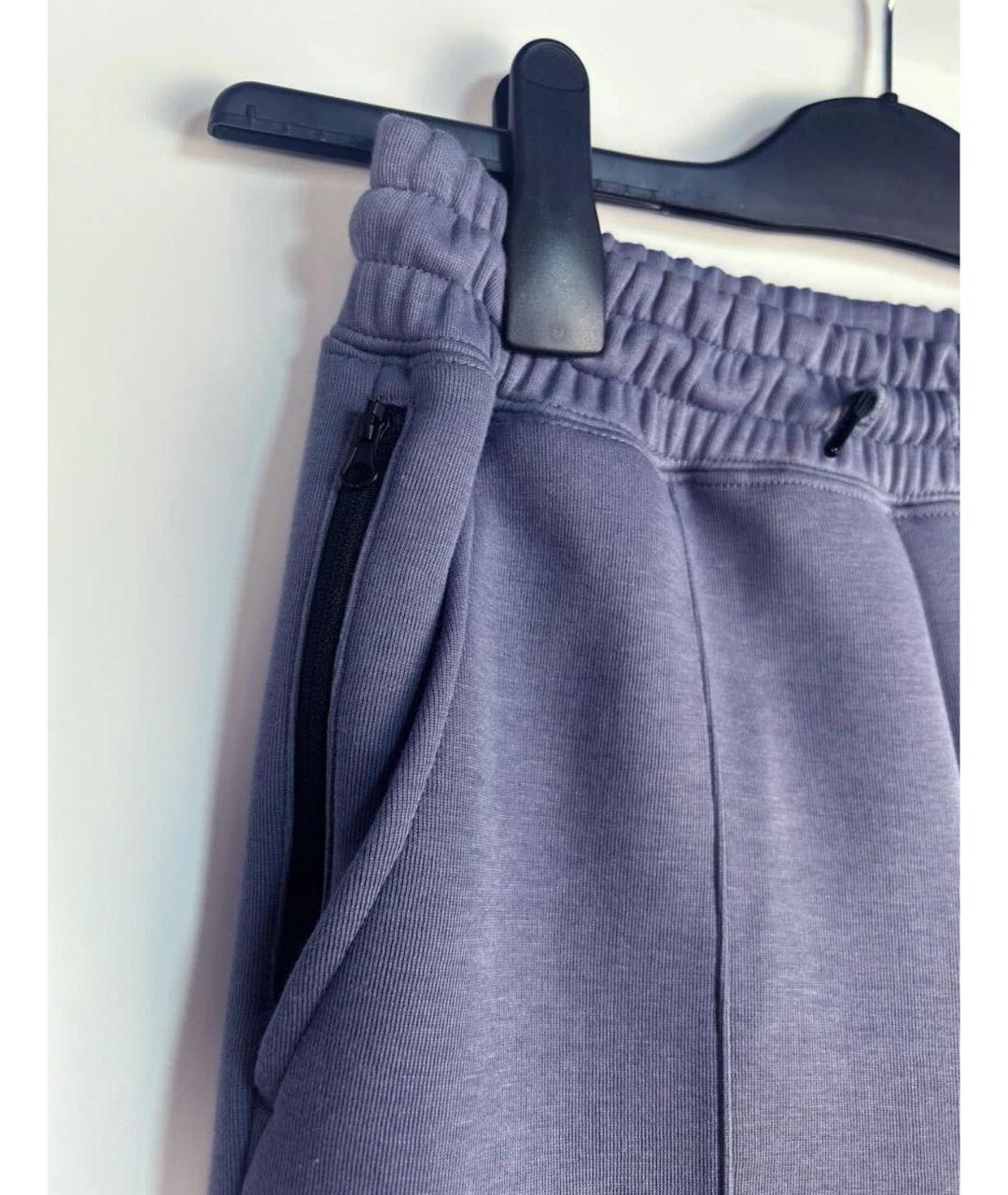 NIKE Темно-синие хлопковые брюки и шорты, фото 3