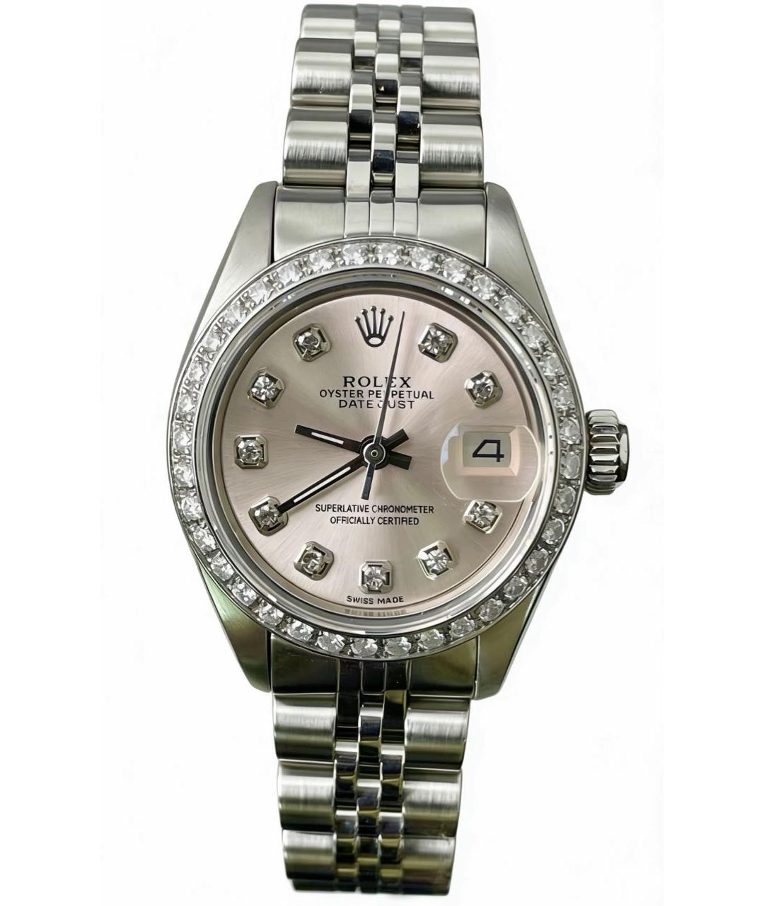 ROLEX Серебряные часы, фото 1