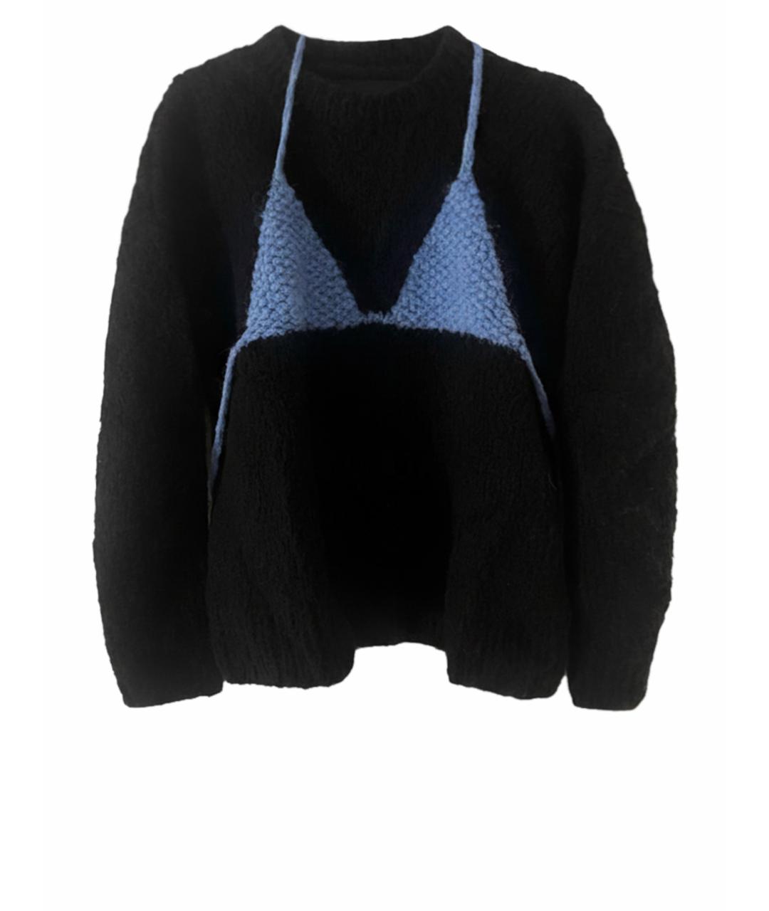 BOTTER Черный шерстяной джемпер / свитер, фото 1