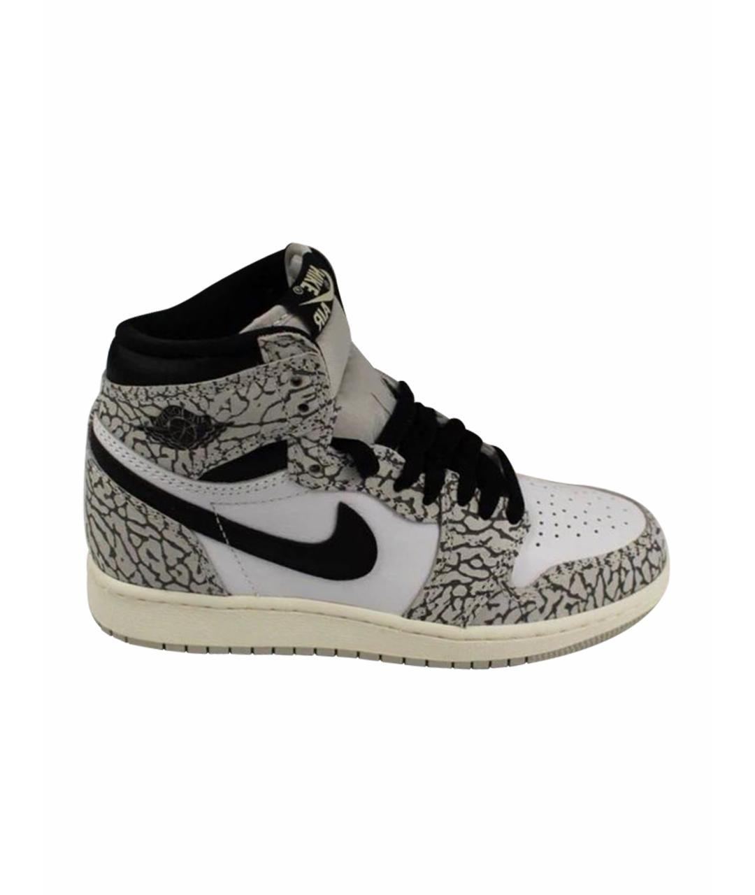 JORDAN Серые резиновые кроссовки, фото 1