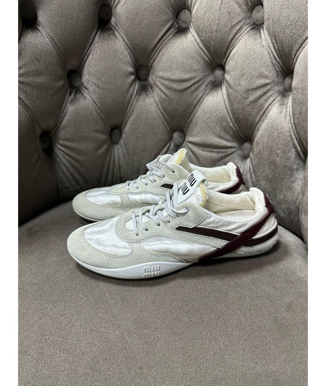 MIU MIU Мульти текстильные кеды, фото 8