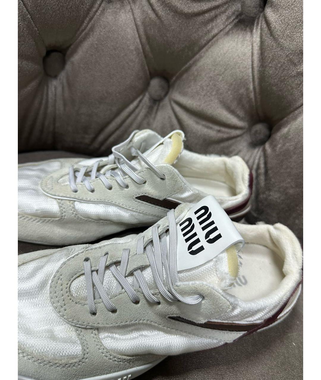 MIU MIU Мульти текстильные кеды, фото 4