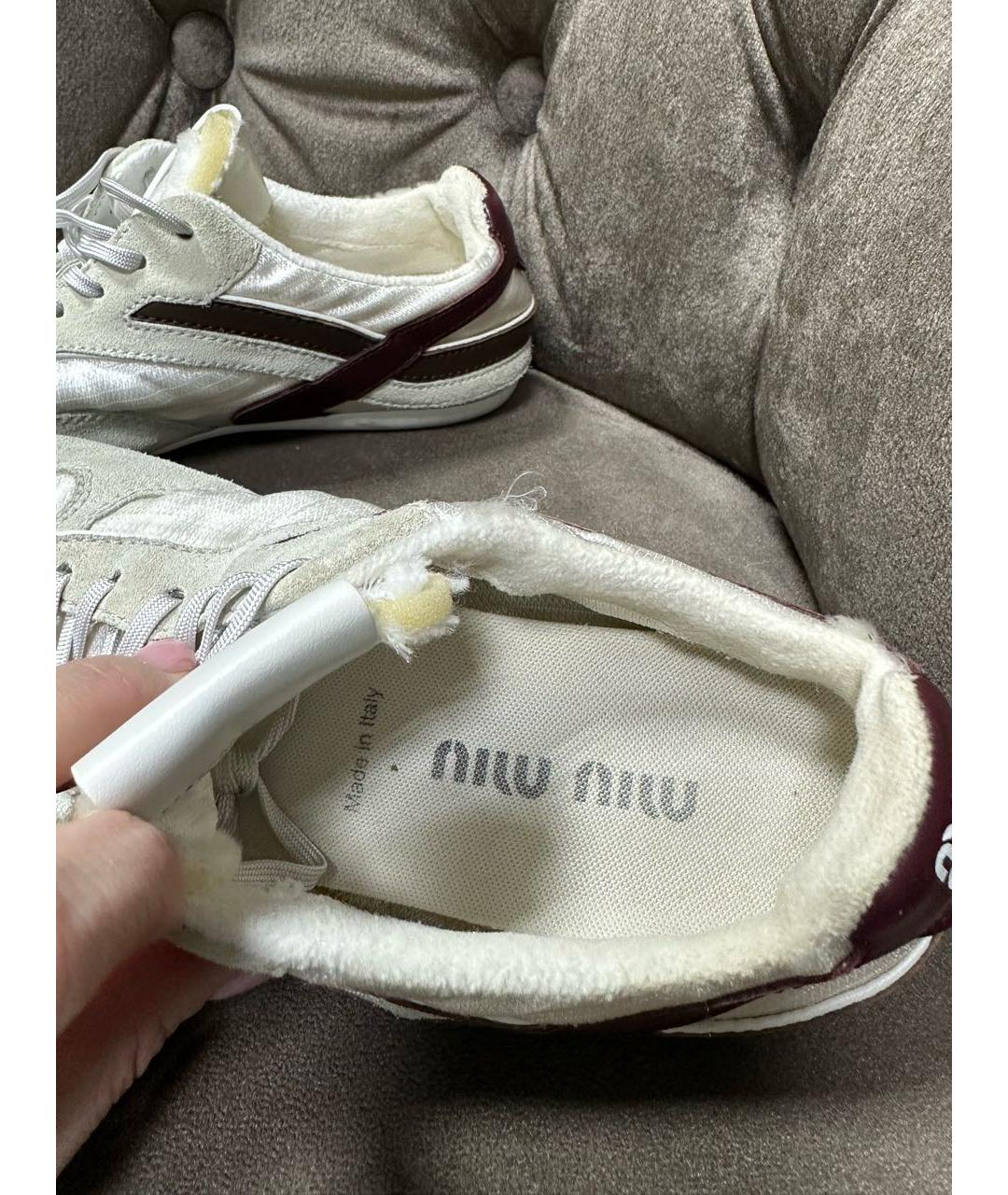 MIU MIU Мульти текстильные кеды, фото 5