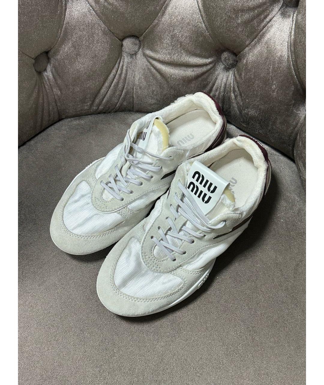 MIU MIU Мульти текстильные кеды, фото 2