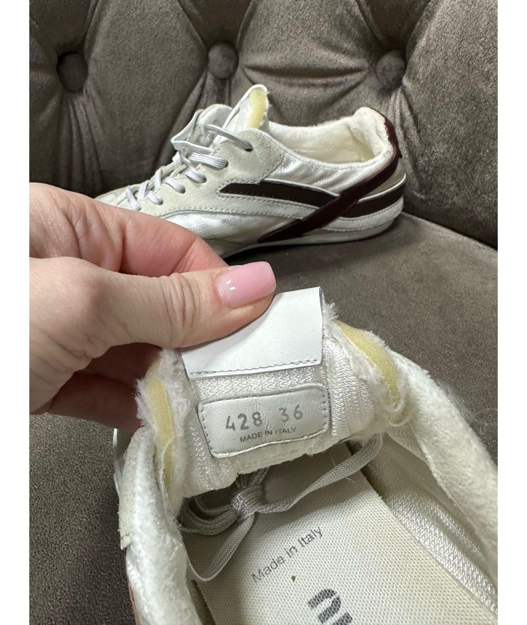 MIU MIU Мульти текстильные кеды, фото 6