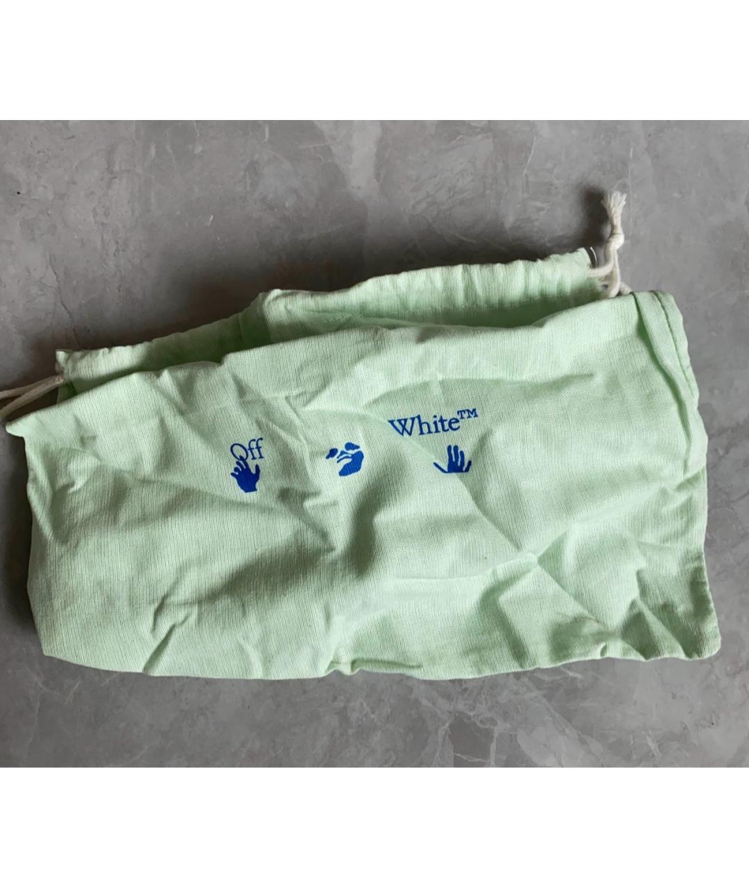 OFF-WHITE Розовые текстильные кеды, фото 5