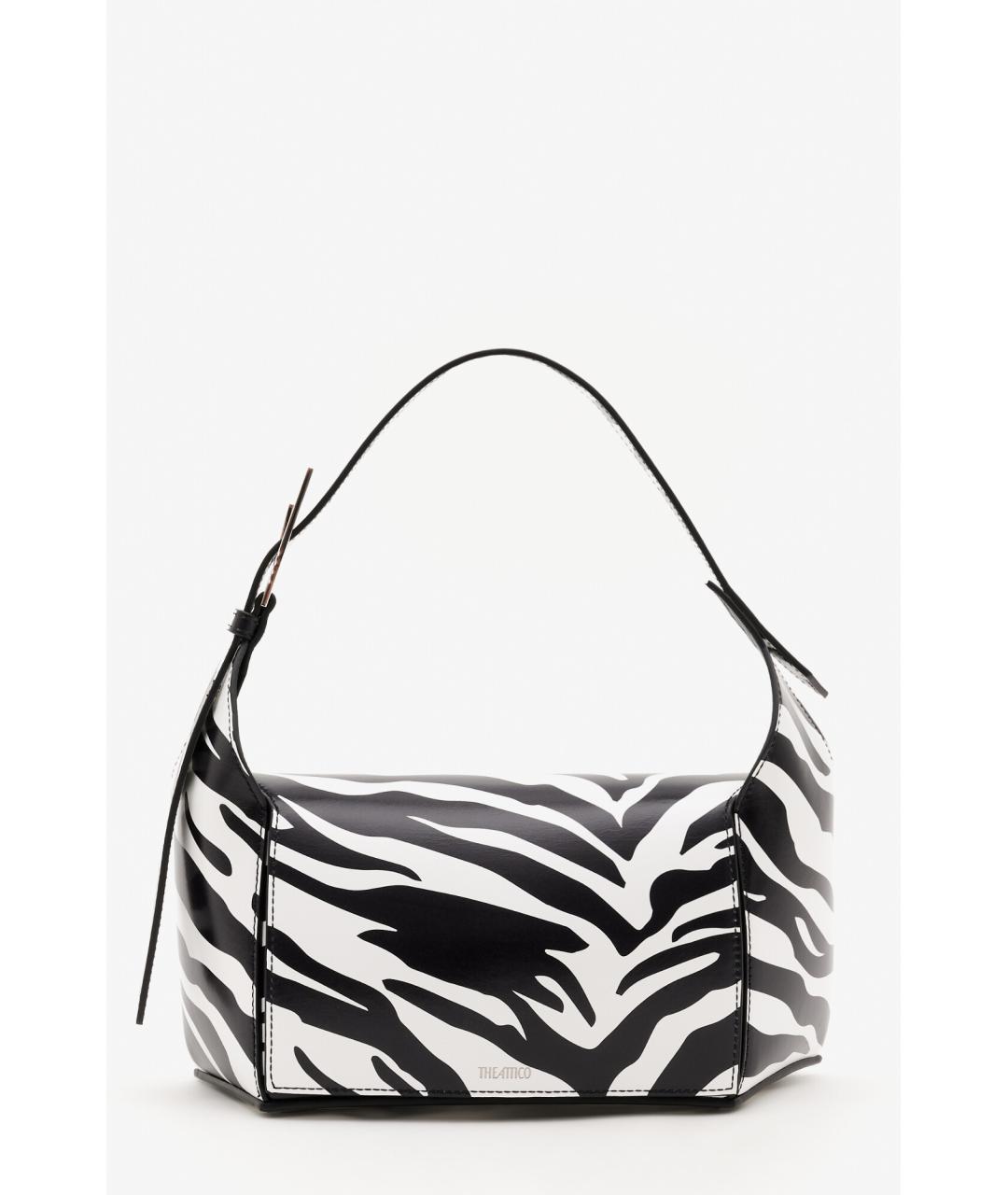 THE ATTICO Мульти кожаная сумка с короткими ручками, фото 7