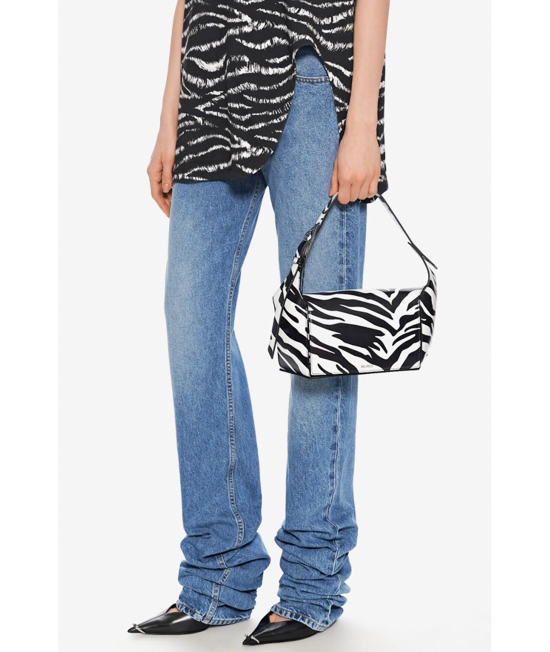 THE ATTICO Мульти кожаная сумка с короткими ручками, фото 6