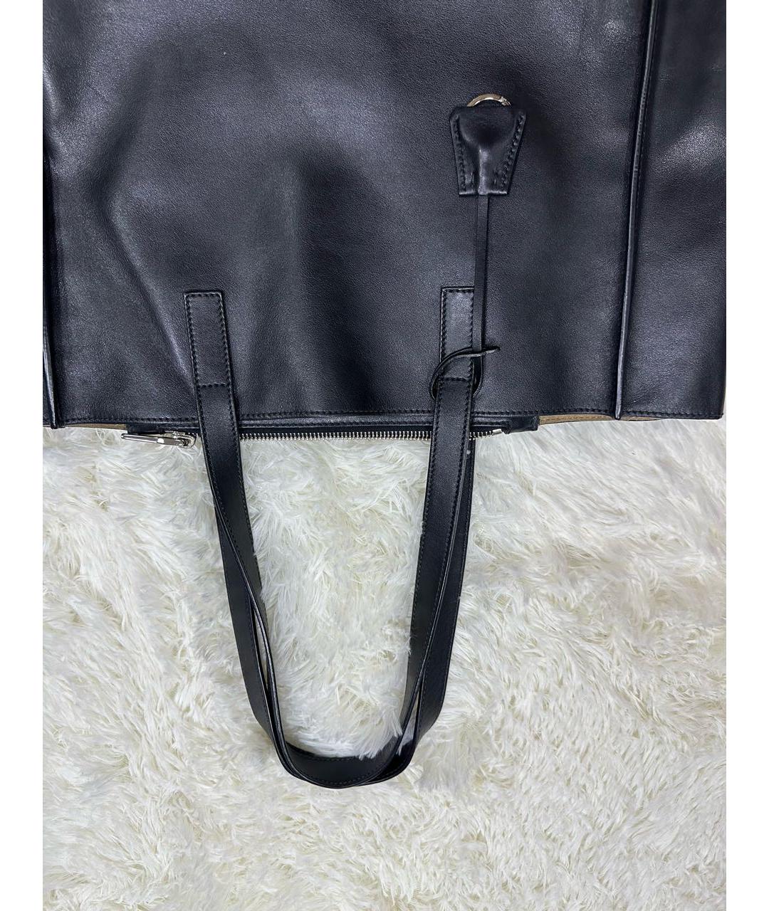 PRADA Черная кожаная сумка через плечо, фото 2