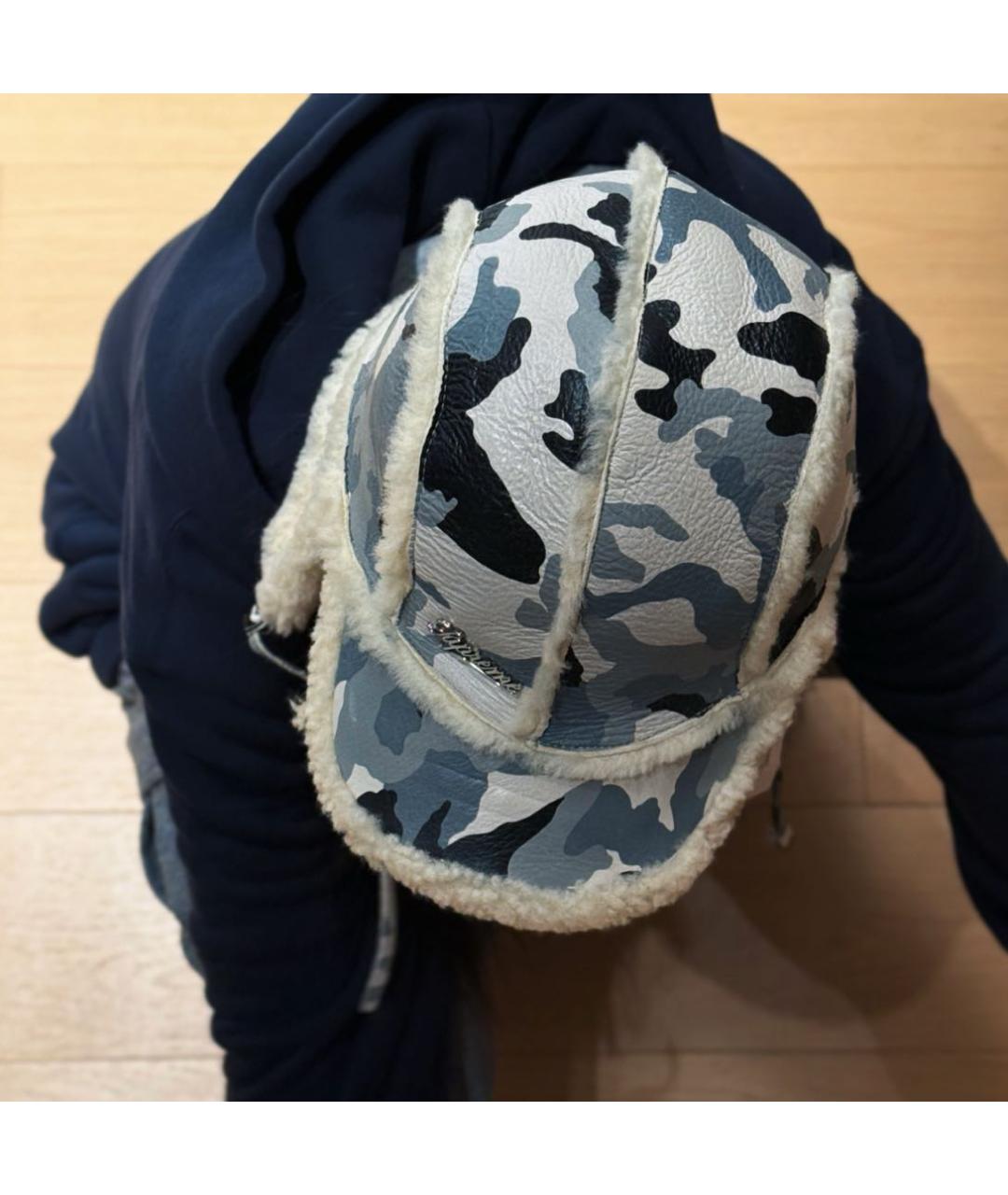 SUPREME Бежевая шапка, фото 8