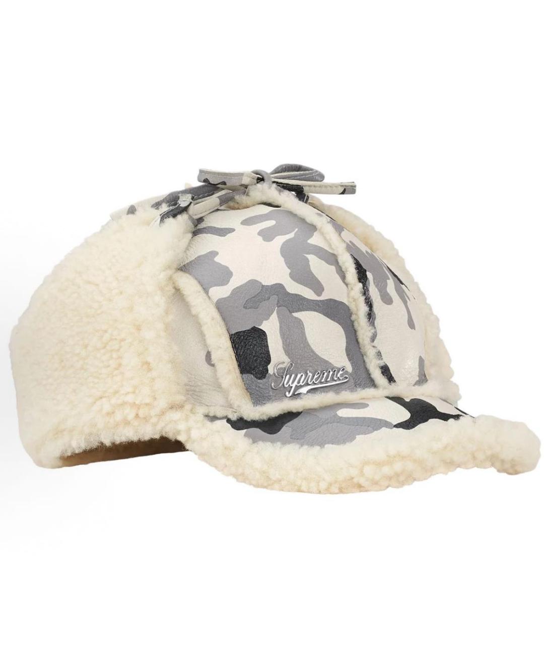 SUPREME Бежевая шапка, фото 9