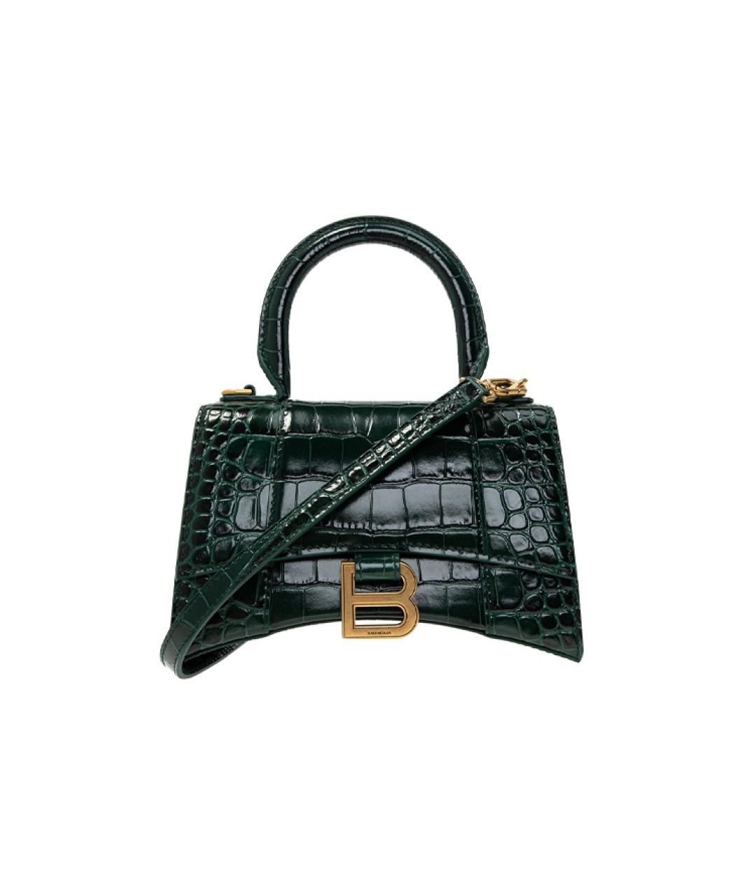 BALENCIAGA Черная кожаная сумка через плечо, фото 8