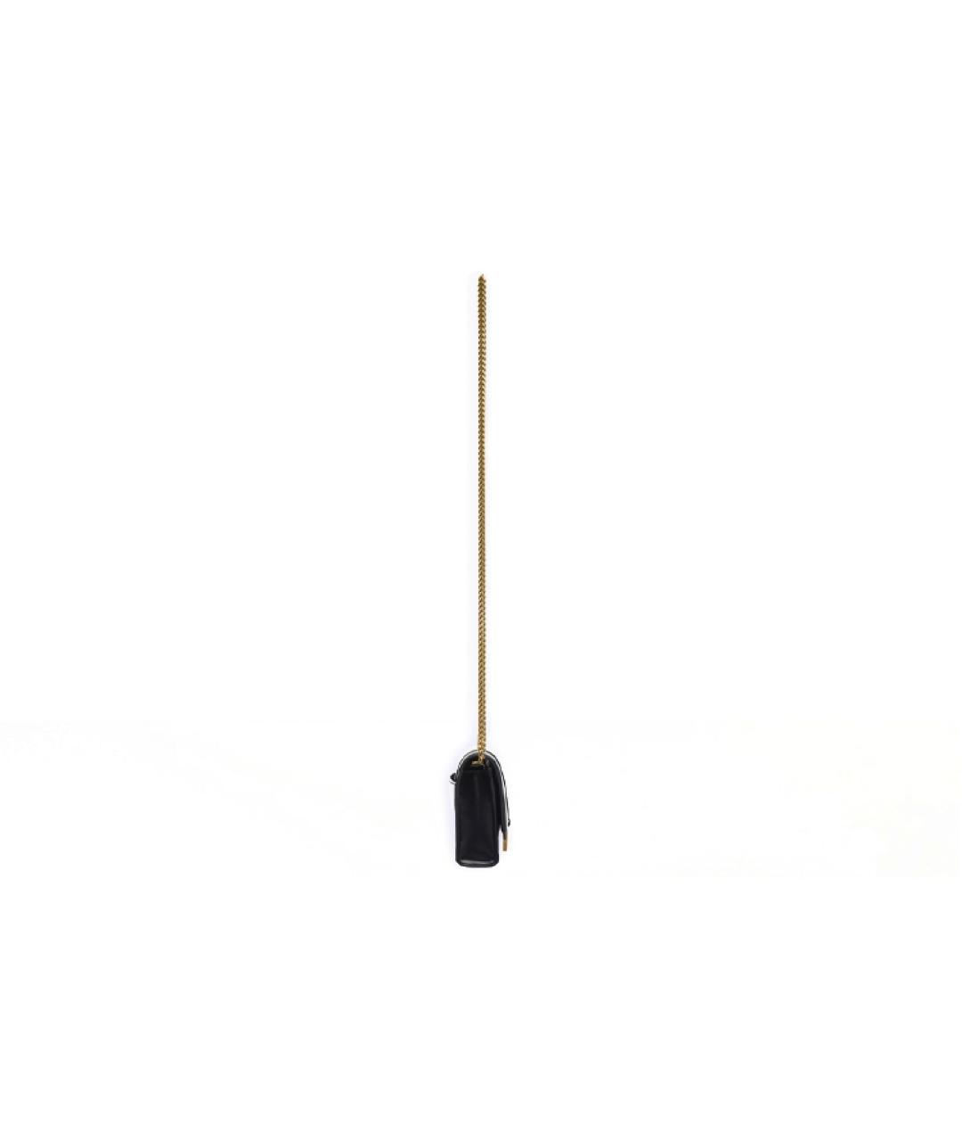 BALENCIAGA Черная кожаная сумка через плечо, фото 5