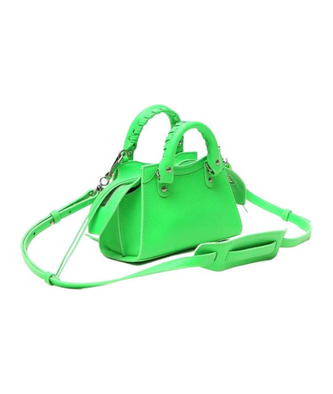 BALENCIAGA Зеленая сумка через плечо, фото 4