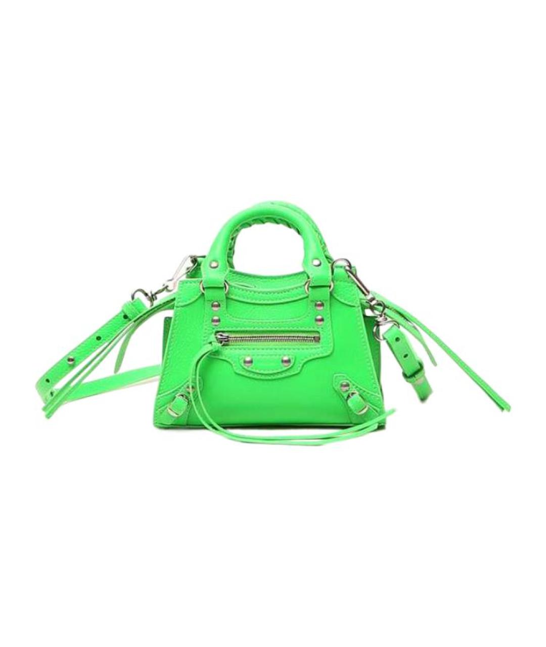 BALENCIAGA Зеленая сумка через плечо, фото 2