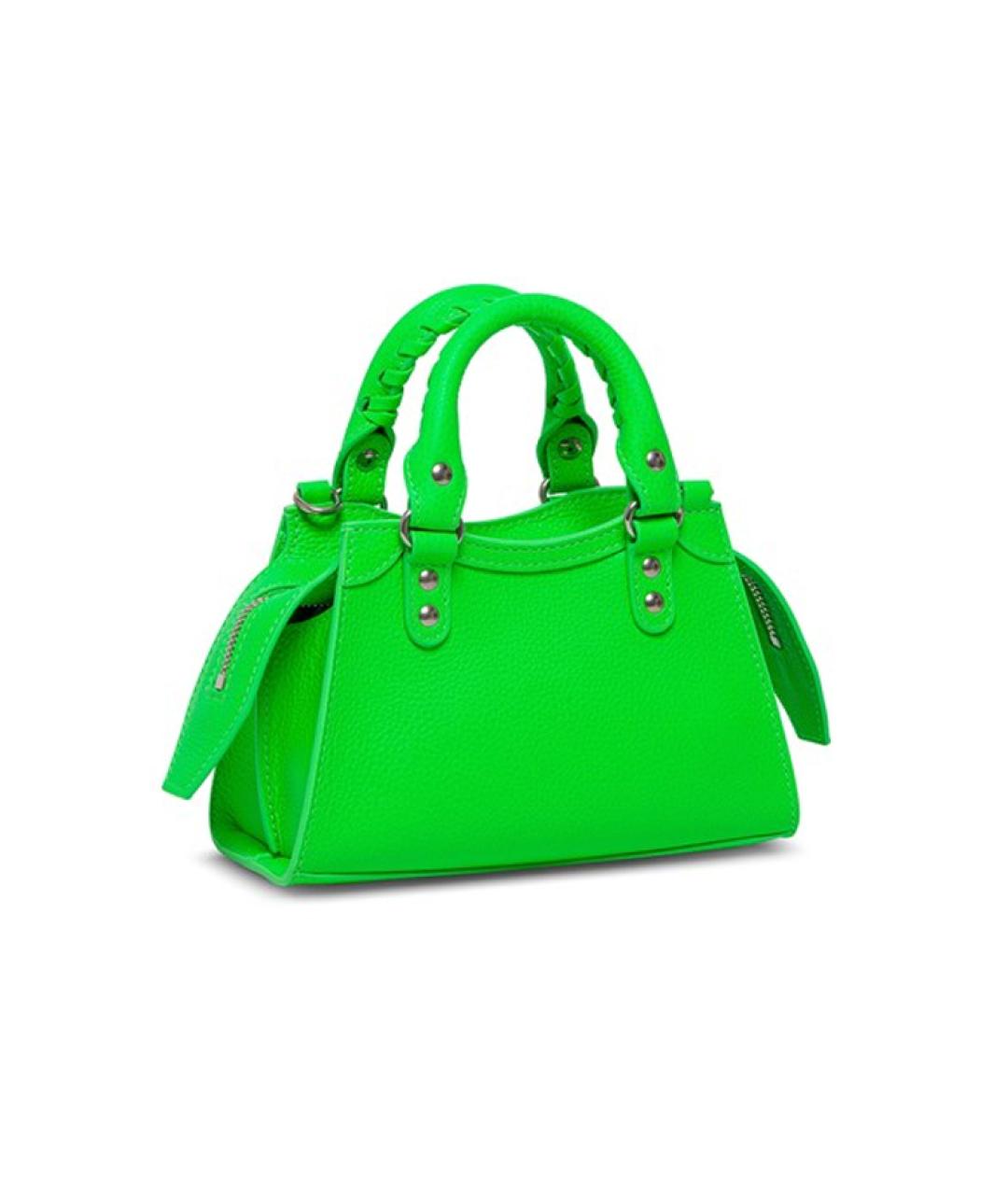 BALENCIAGA Зеленая сумка через плечо, фото 5