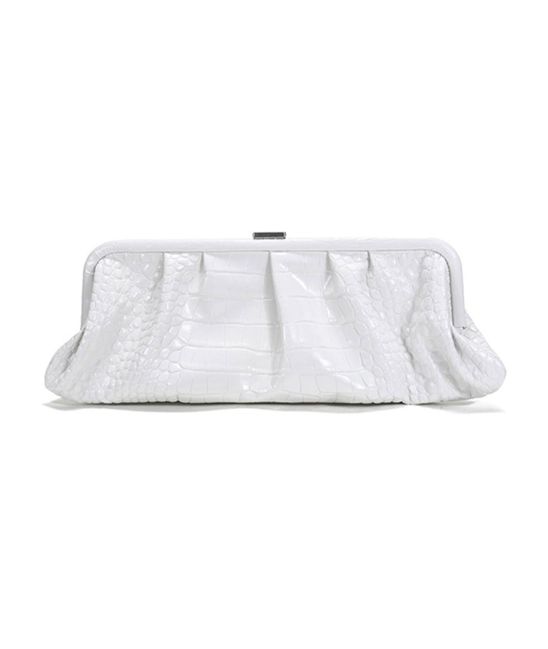 BALENCIAGA Белая кожаная сумка через плечо, фото 4