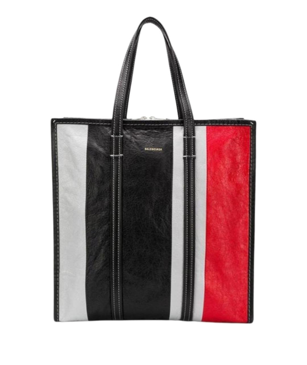 BALENCIAGA Черная кожаная сумка на плечо, фото 1