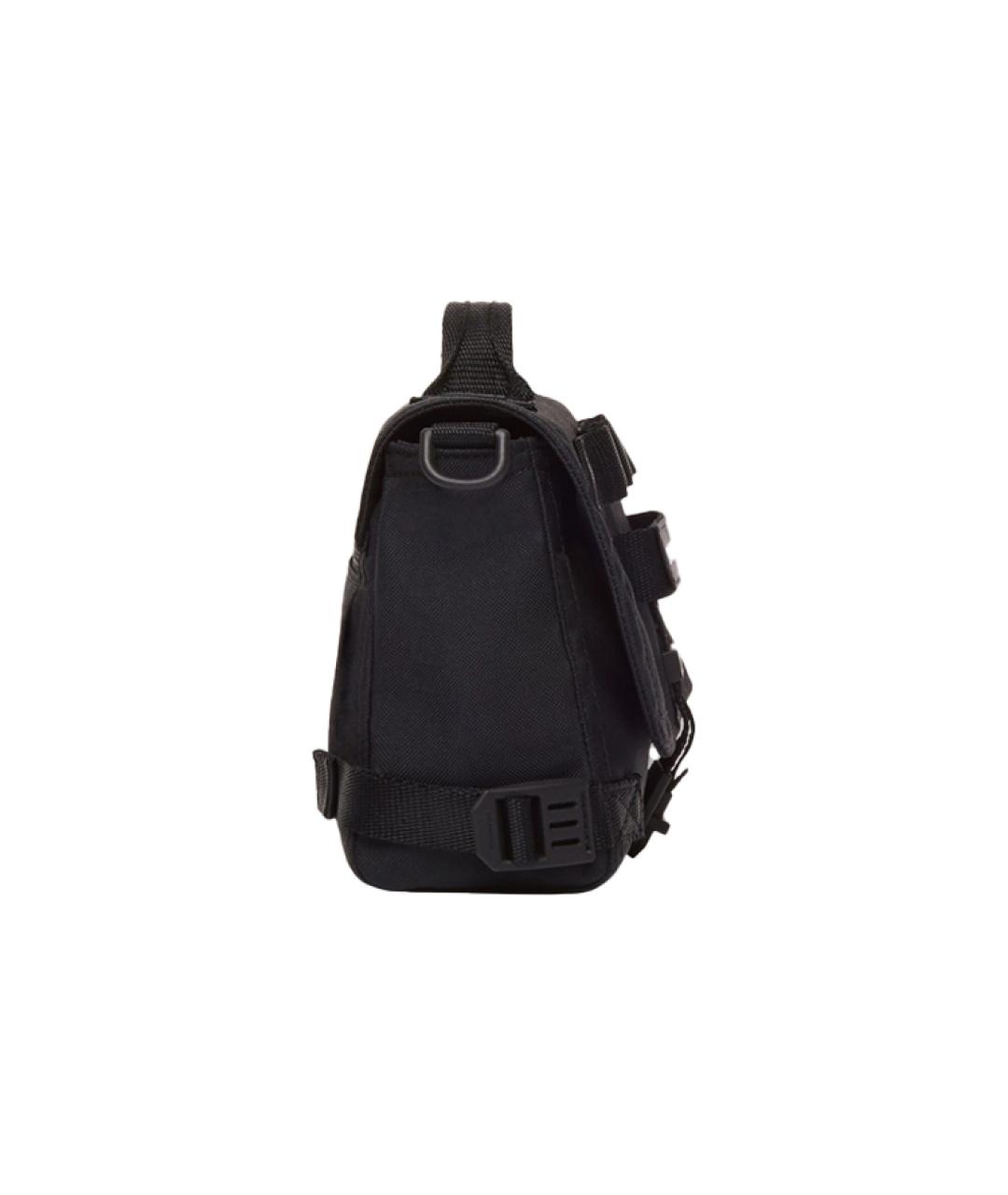 BALENCIAGA Черная тканевая сумка на плечо, фото 4