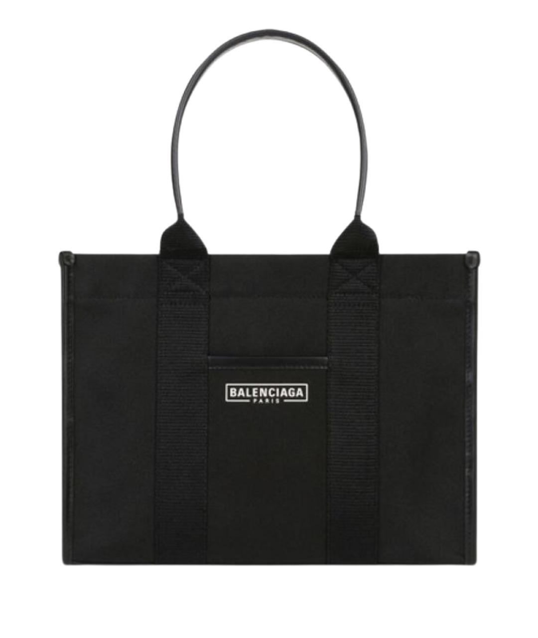 BALENCIAGA Черная кожаная сумка через плечо, фото 1