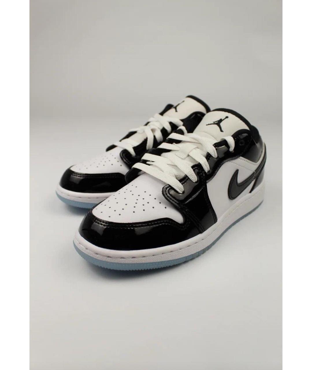 JORDAN Черные кожаные кроссовки, фото 3