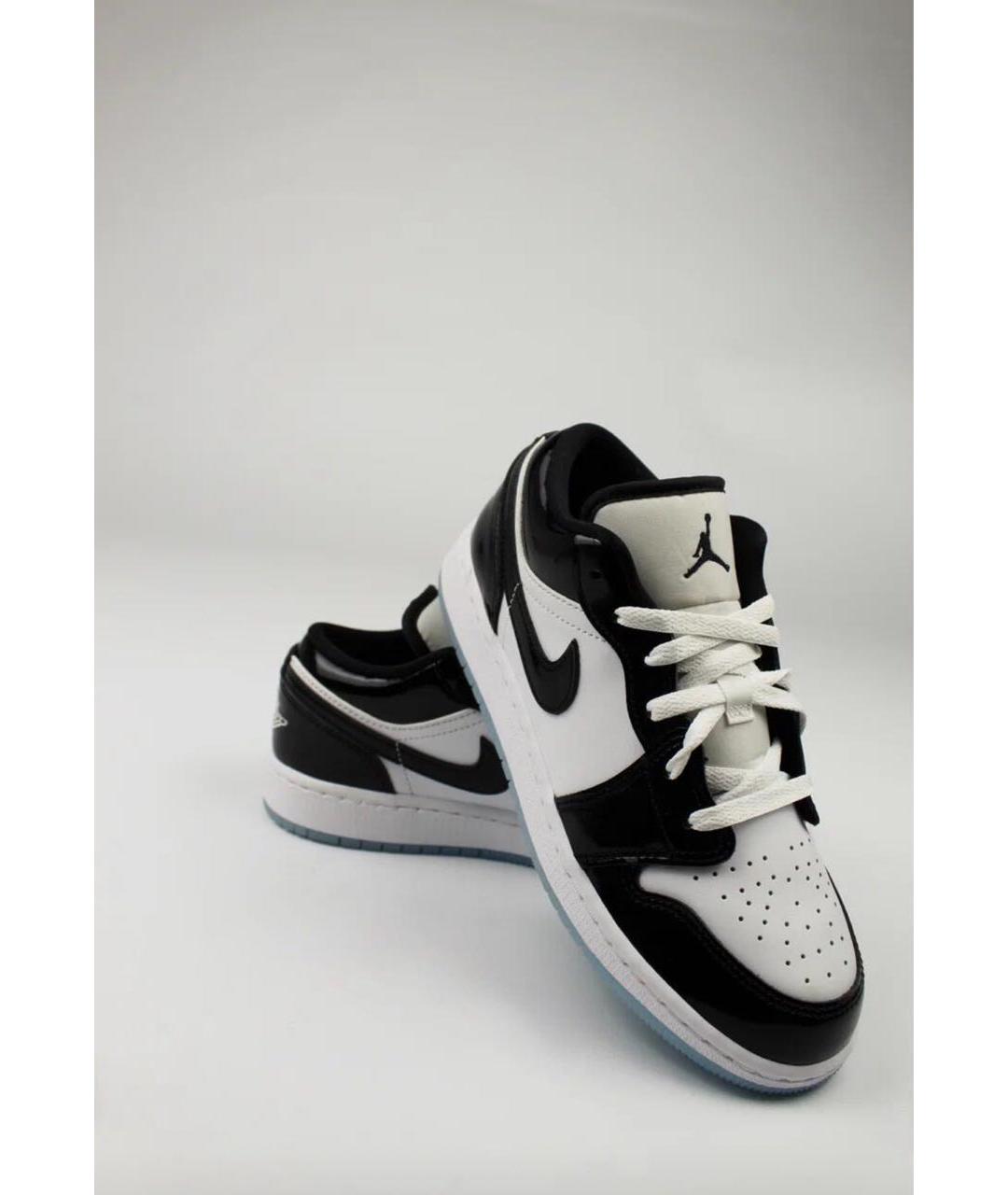 JORDAN Черные кожаные кроссовки, фото 6