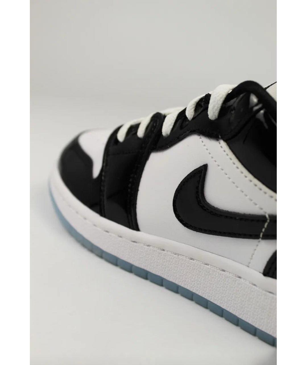 JORDAN Черные кожаные кроссовки, фото 2