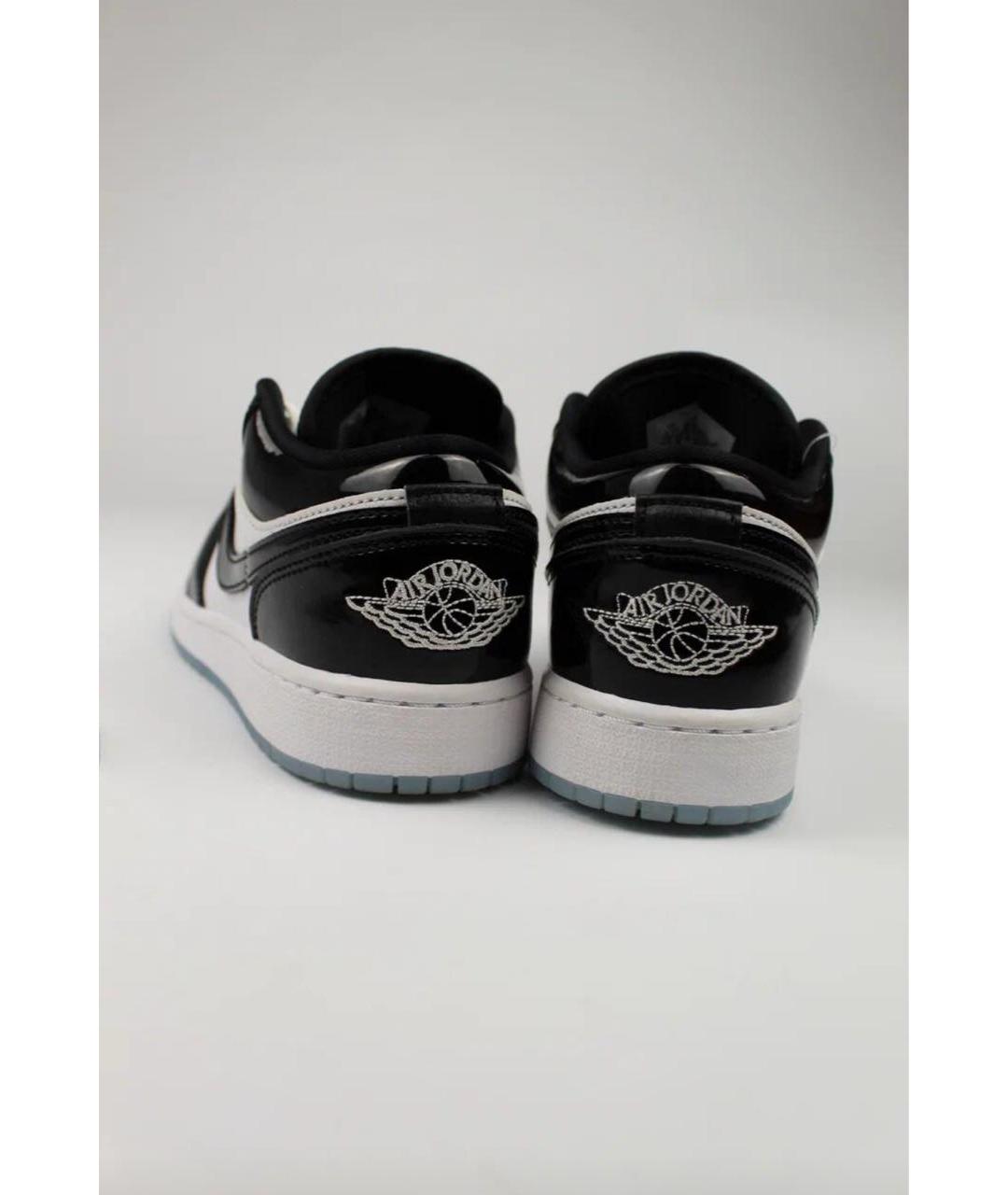 JORDAN Черные кожаные кроссовки, фото 5