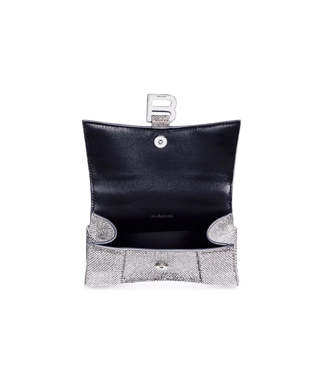 BALENCIAGA Серебряная сумка через плечо, фото 4