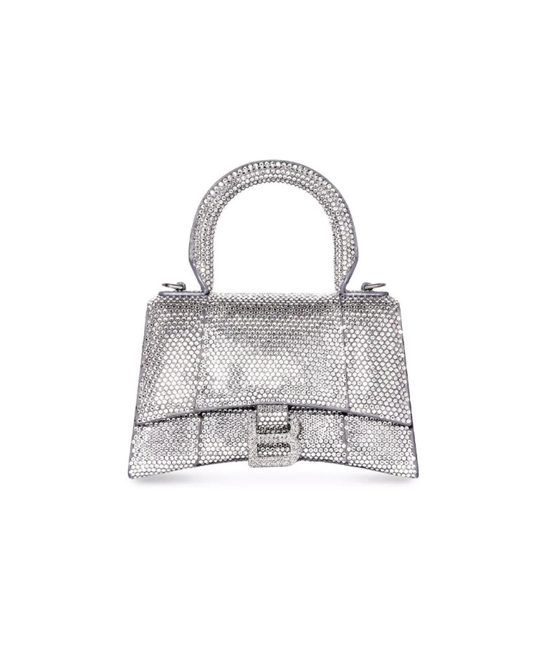 BALENCIAGA Серебряная сумка через плечо, фото 1