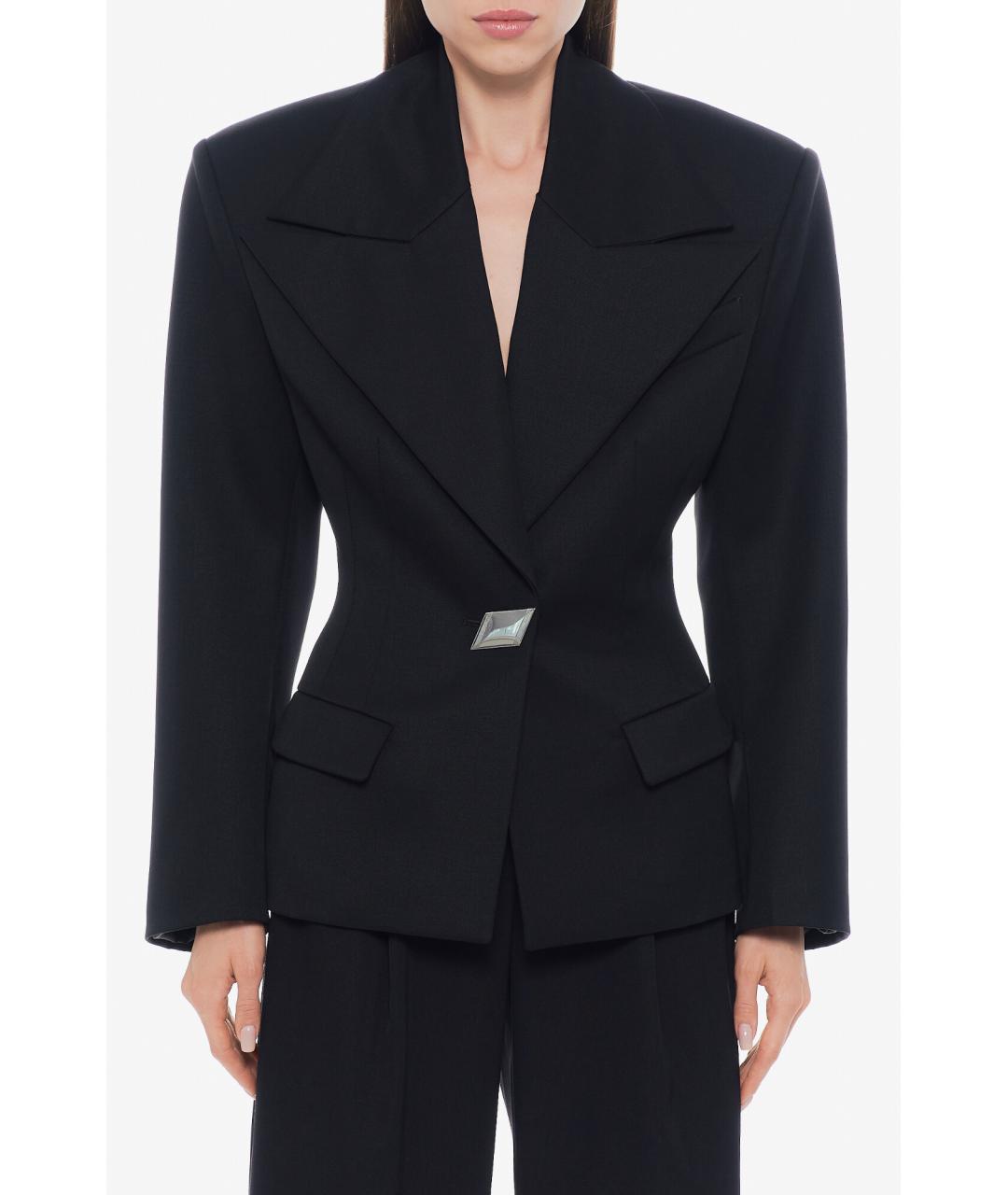 THE ATTICO Черный жакет/пиджак, фото 6