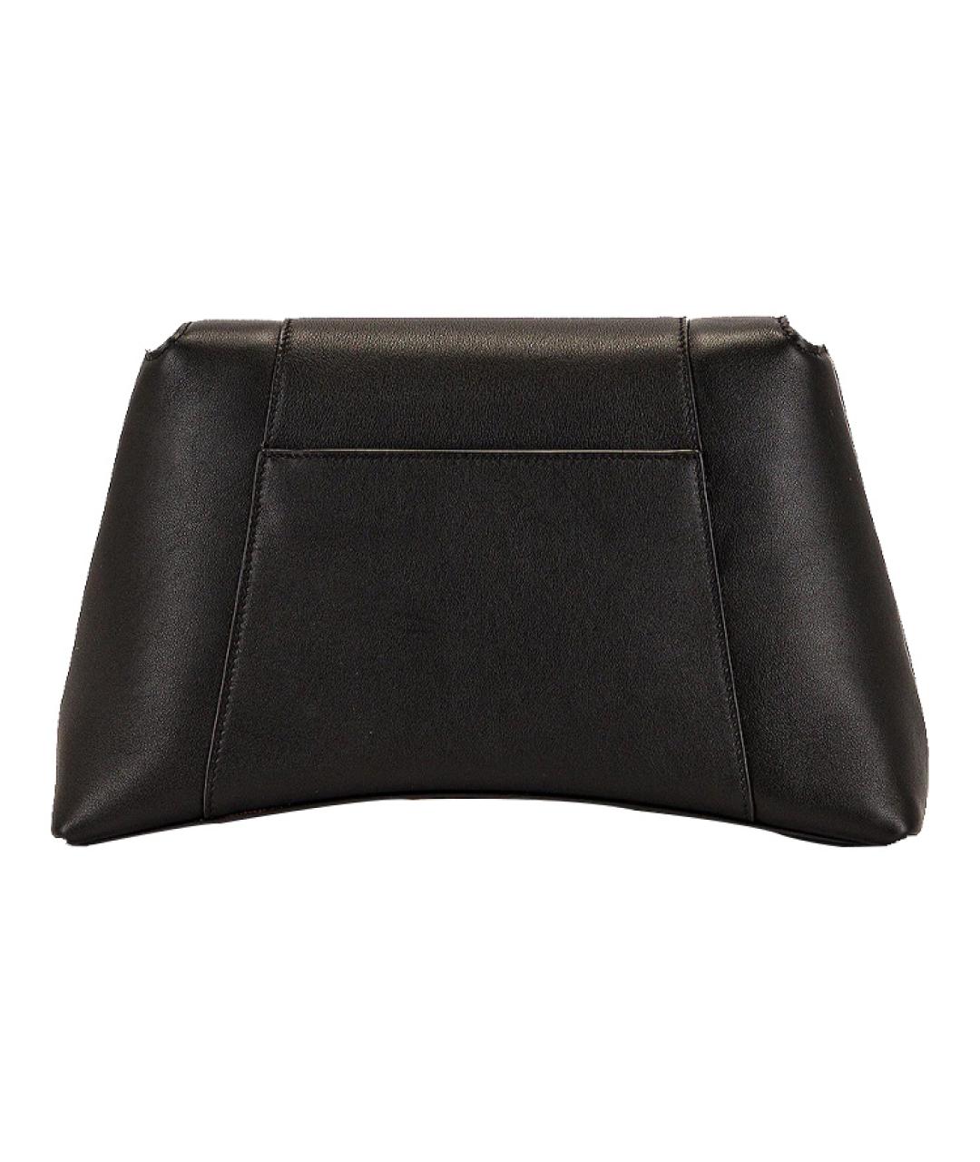 BALENCIAGA Черная кожаная сумка через плечо, фото 5