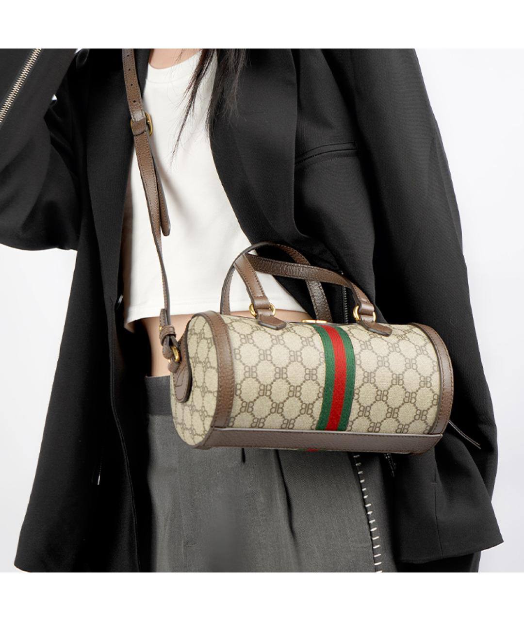 BALENCIAGA Бежевая сумка через плечо, фото 4