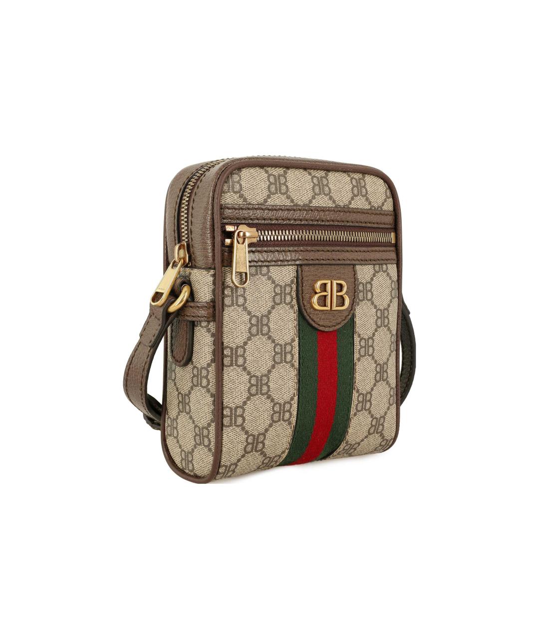 BALENCIAGA Бежевая сумка на плечо, фото 2