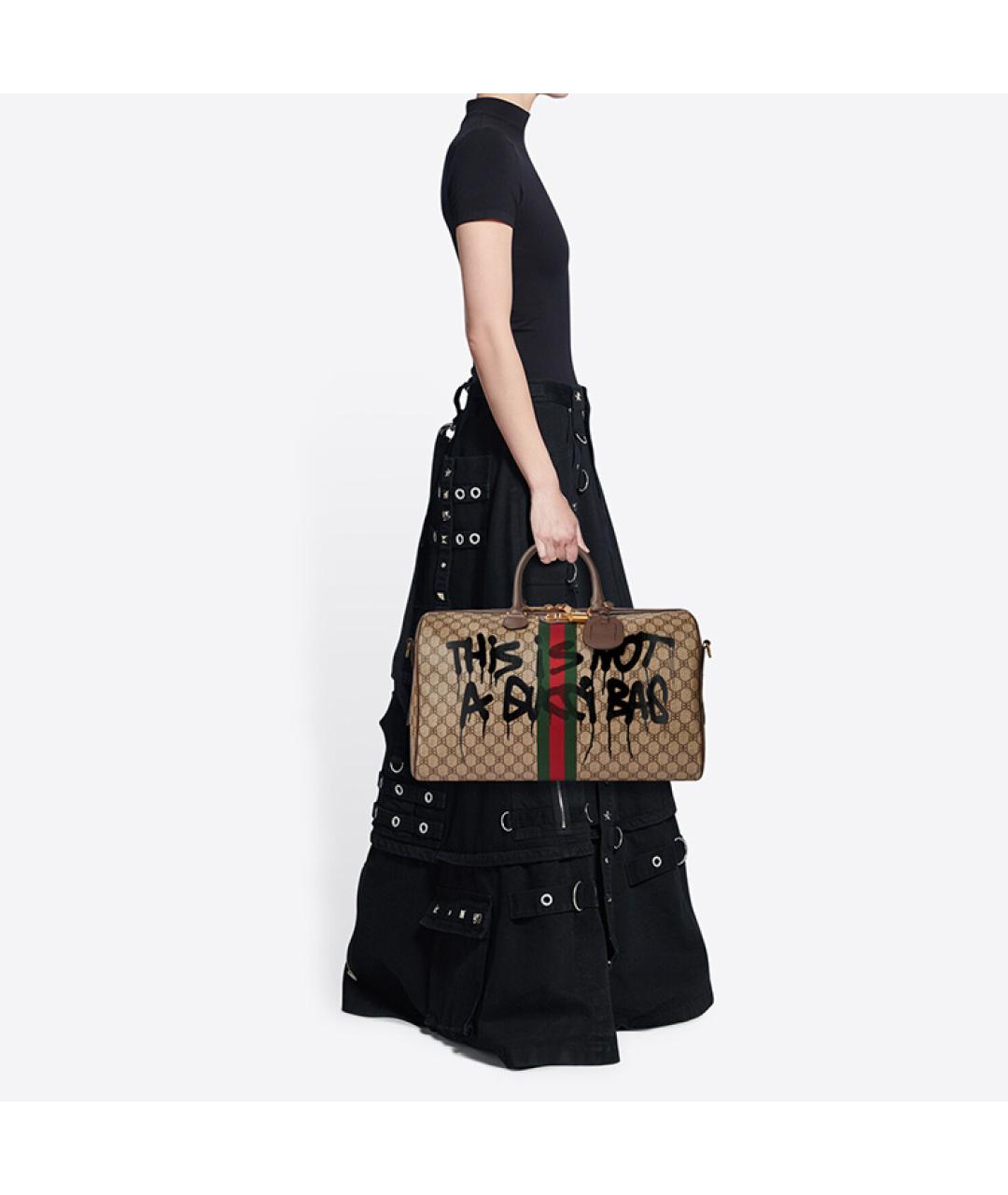 BALENCIAGA Бежевая дорожная/спортивная сумка, фото 5