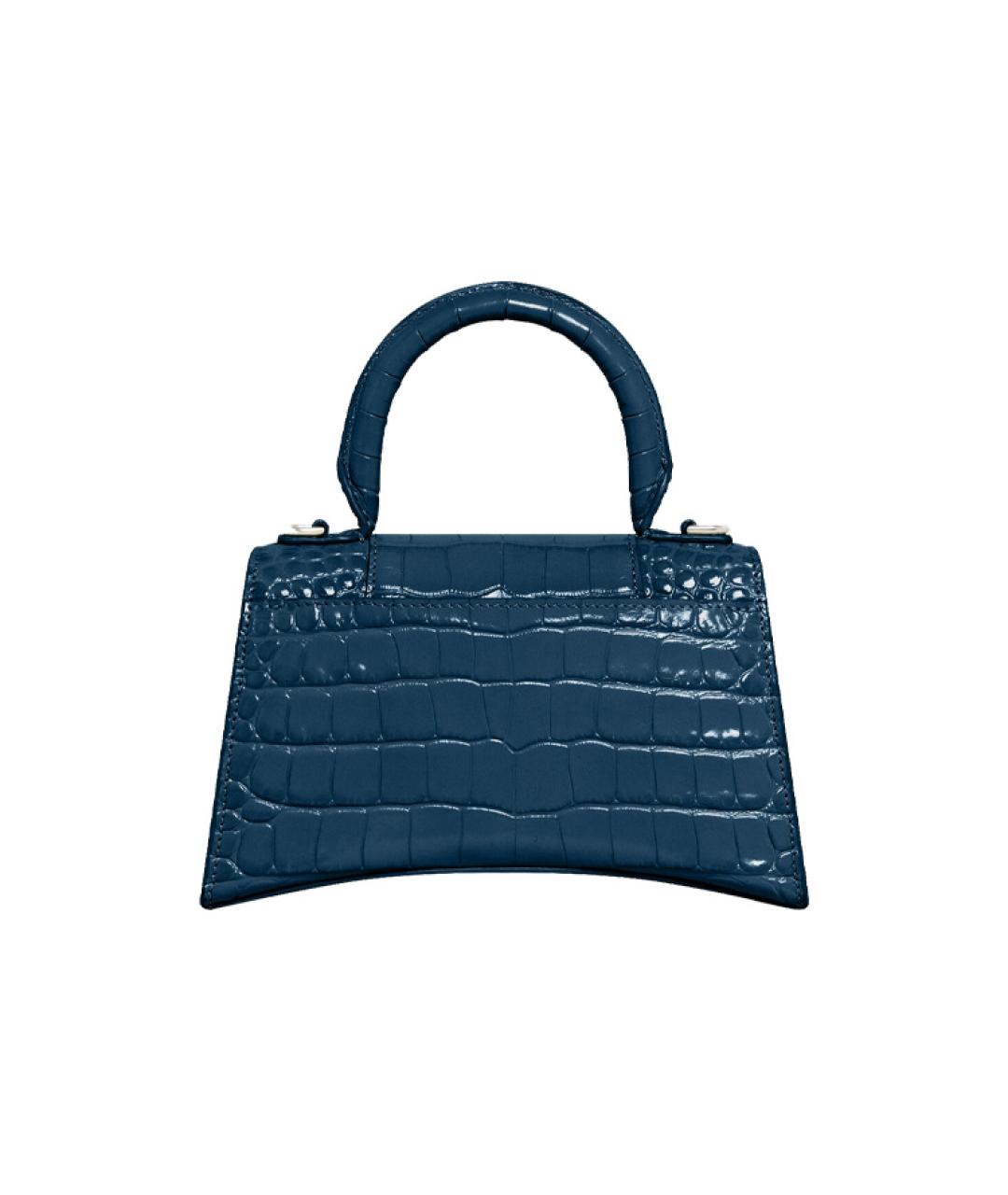 BALENCIAGA Синяя кожаная сумка через плечо, фото 2