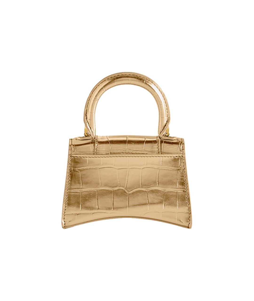 BALENCIAGA Золотая сумка через плечо, фото 3