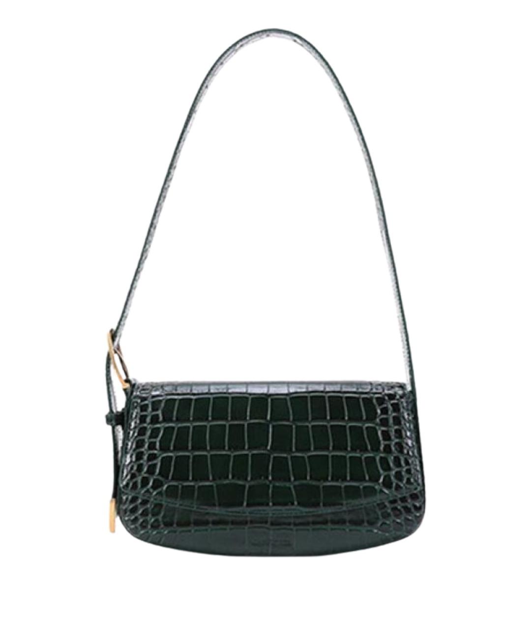 BALENCIAGA Зеленая кожаная сумка через плечо, фото 1