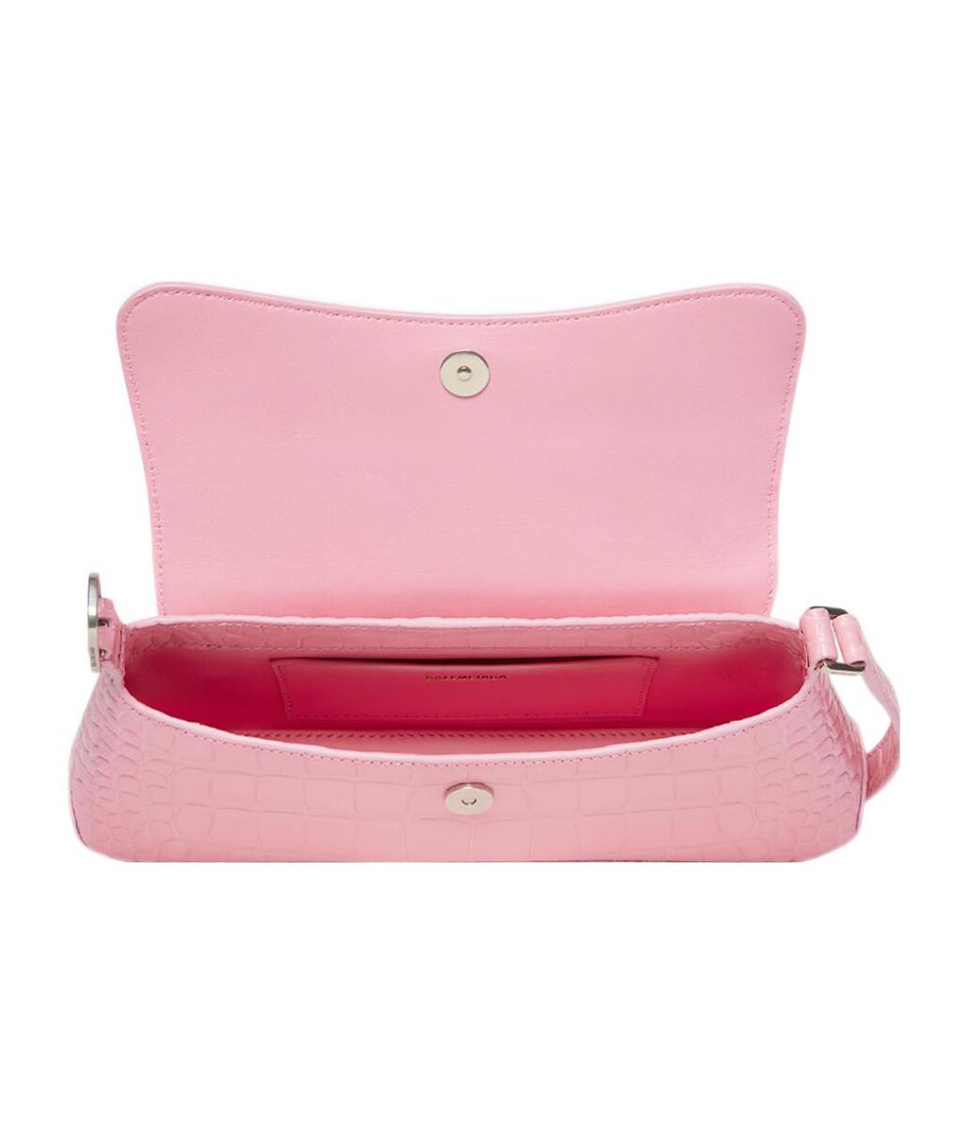 BALENCIAGA Розовая кожаная сумка через плечо, фото 9