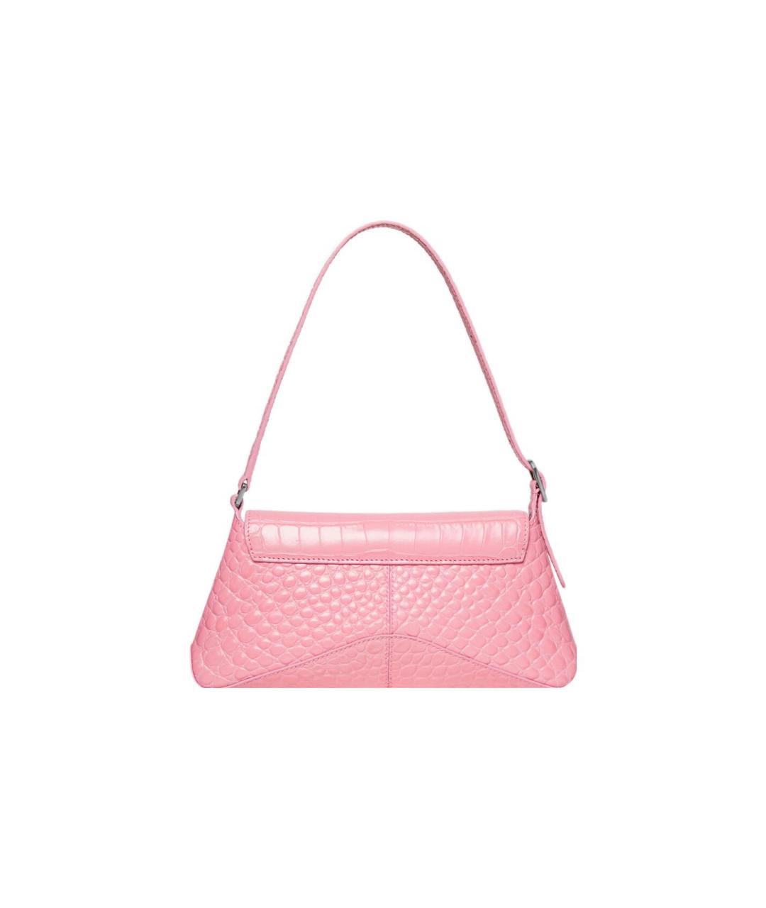 BALENCIAGA Розовая кожаная сумка через плечо, фото 6