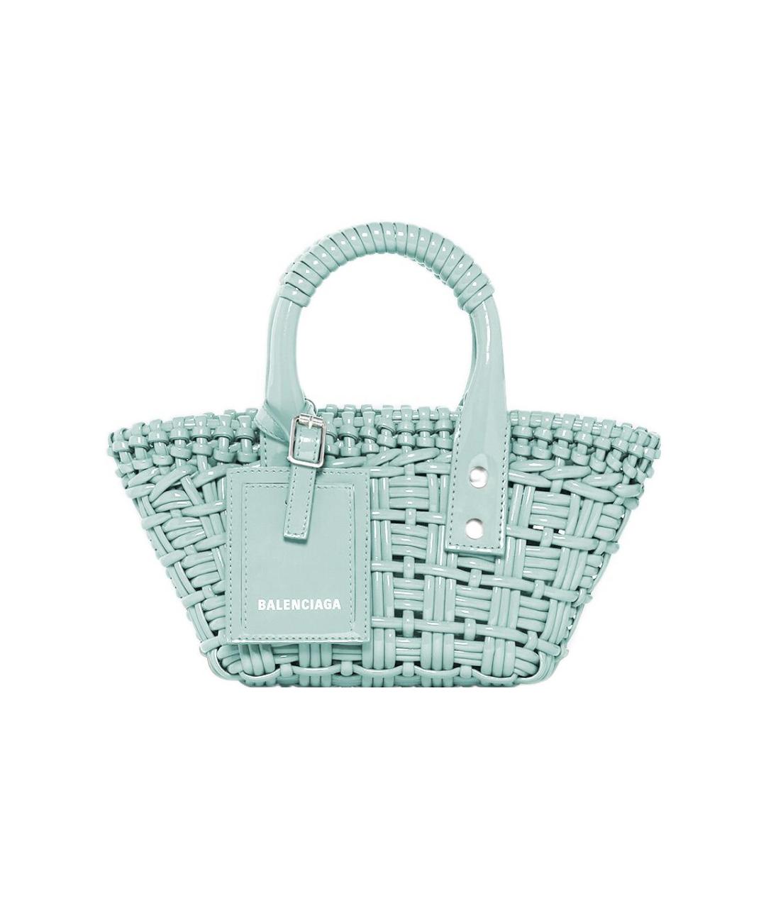 BALENCIAGA Бирюзовая сумка через плечо, фото 1