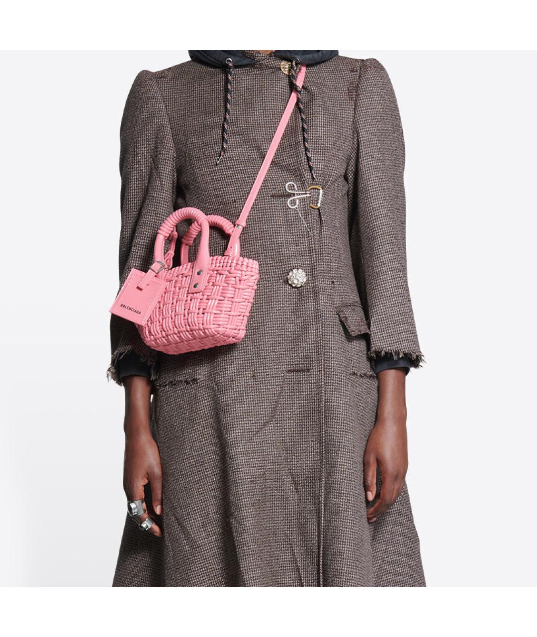BALENCIAGA Розовая сумка через плечо, фото 6