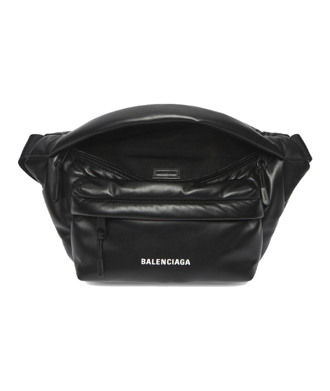 BALENCIAGA Черная поясная сумка, фото 2