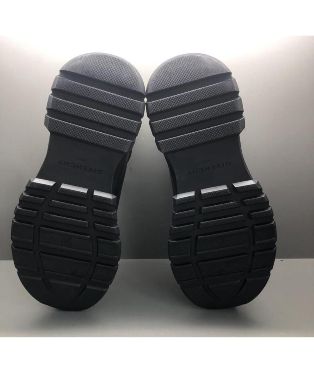 GIVENCHY Хаки текстильные низкие кроссовки / кеды, фото 6