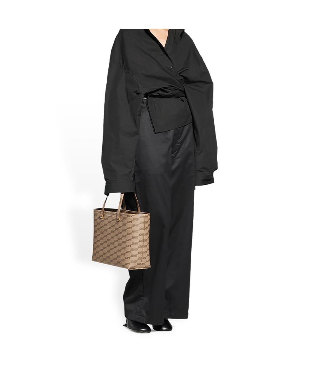 BALENCIAGA Коричневая сумка через плечо, фото 6