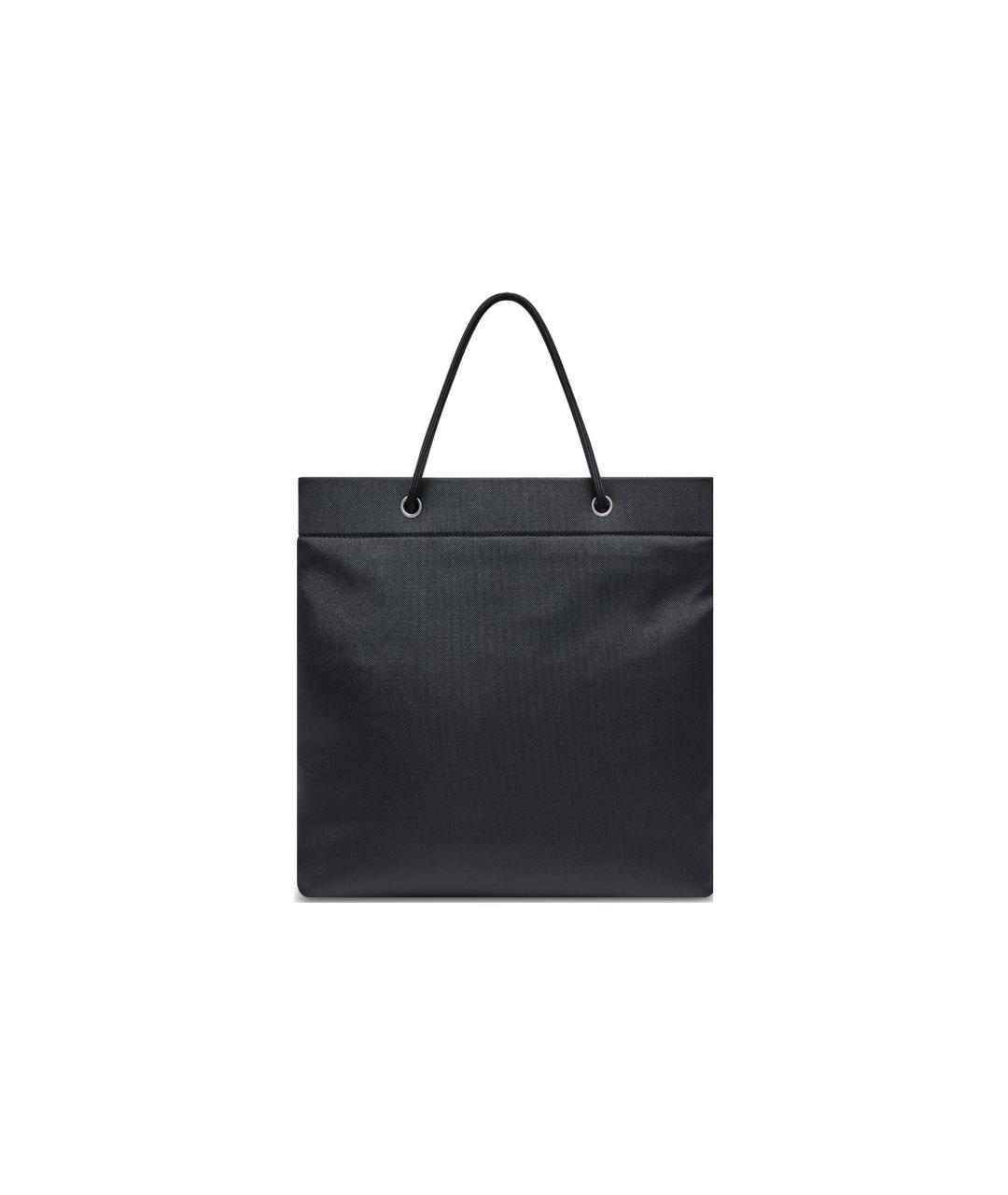 BALENCIAGA Черная хлопковая сумка на плечо, фото 3