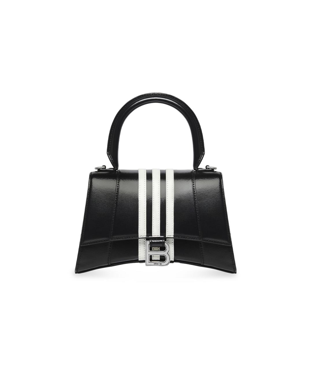 BALENCIAGA Черная кожаная сумка через плечо, фото 1