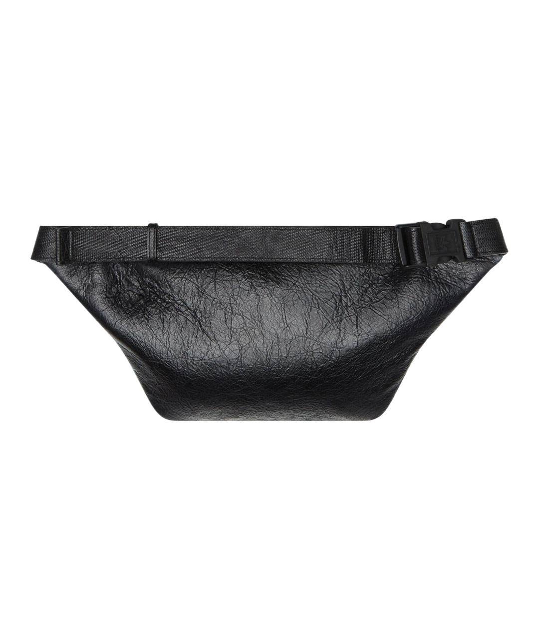 BALENCIAGA Черная поясная сумка, фото 4