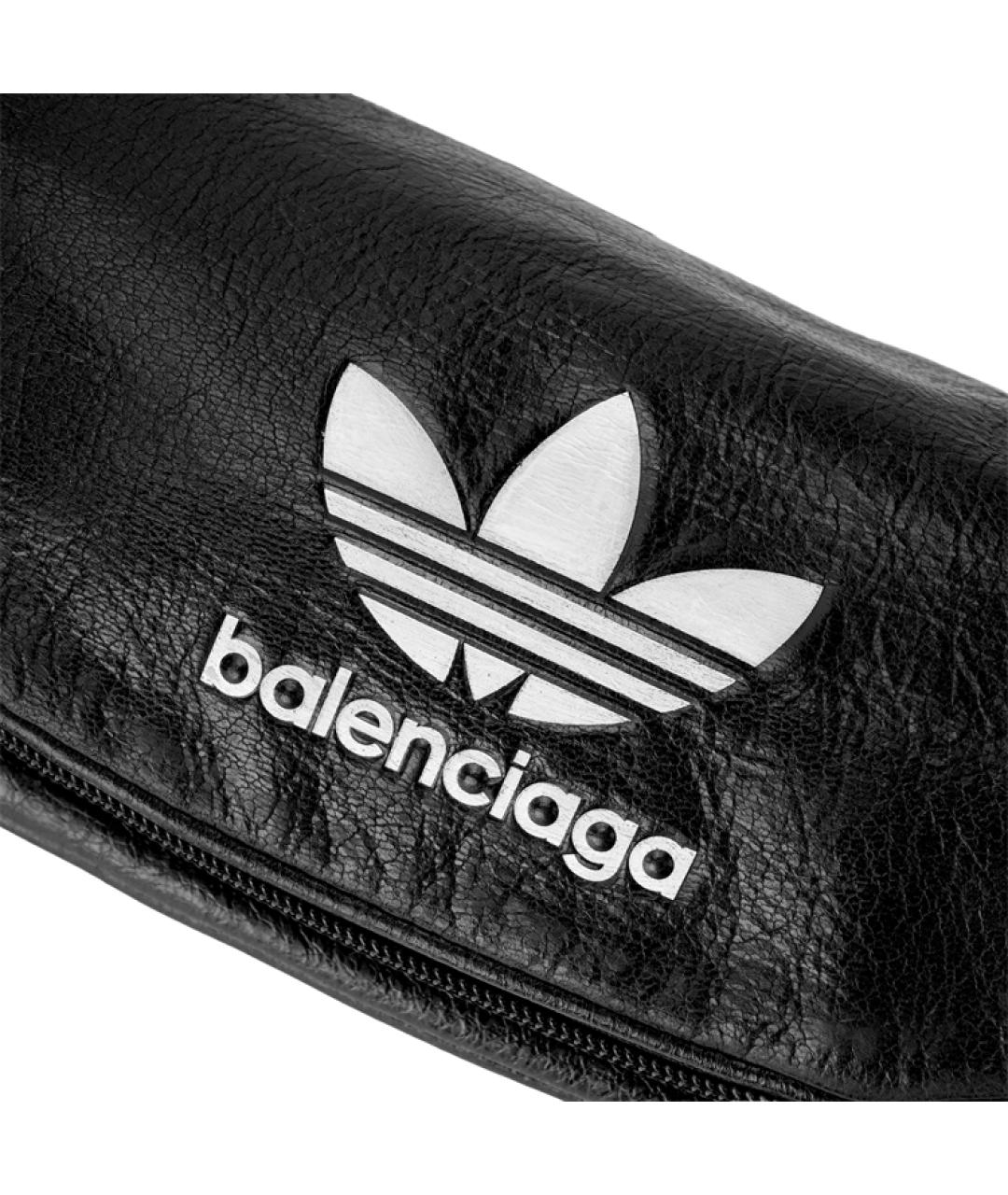 BALENCIAGA Черная поясная сумка, фото 9